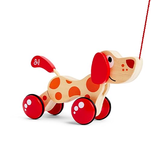 Hape Chien Jouet en Bois Enfant 1 an - Jouet