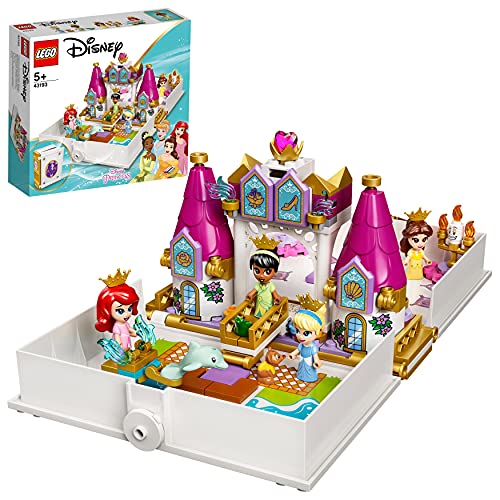 LEGO 43193 Disney Princess Les Aventures d’Ariel, Belle, Cendrillon et