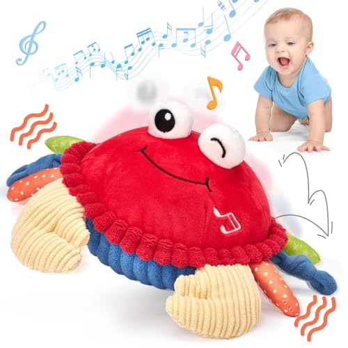 hahaland Jouet Bebe 6-12 Mois, Crabe Qui Marche Bebe avec