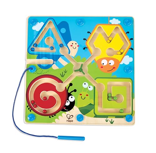 Hape Circuit de Billes Aimantées en Bois - Labyrinthe Bois