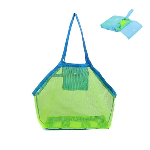 GeekerChip Sac Jouets Plage,Grand Sac en Maille,Sac en Maille,Sac en