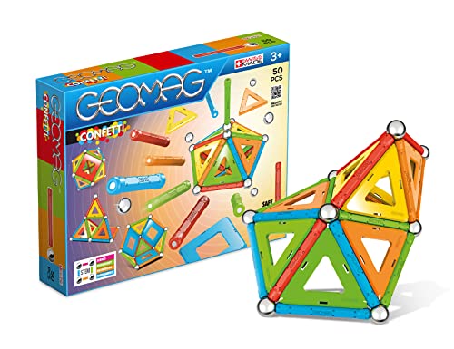Geomag - Classic 352 Confetti, Constructions Magnétiques et Jeux Educatifs,