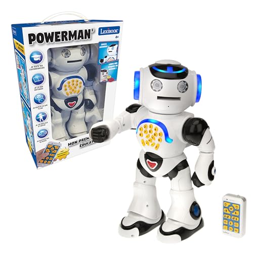 Lexibook Powerman - Robot éducatif interactif pour Jouer et Apprendre