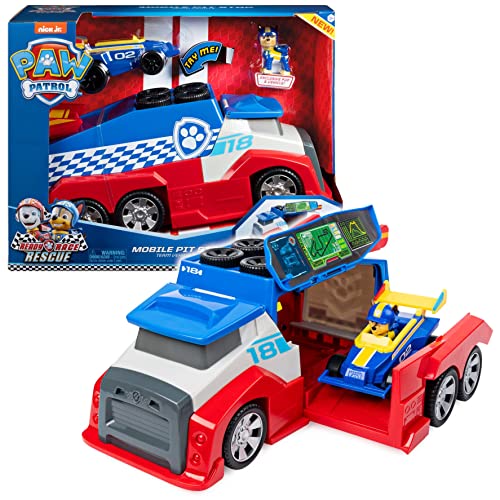 Camion Mobile Pit Stop Team Ready Race Rescue Paw Patrol