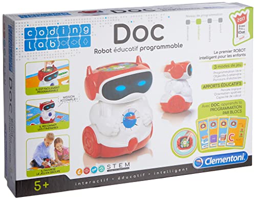 Clementoni 52252 Coding Lab-Doc Educatieve Pratende Robot, (version néerlandaise)
