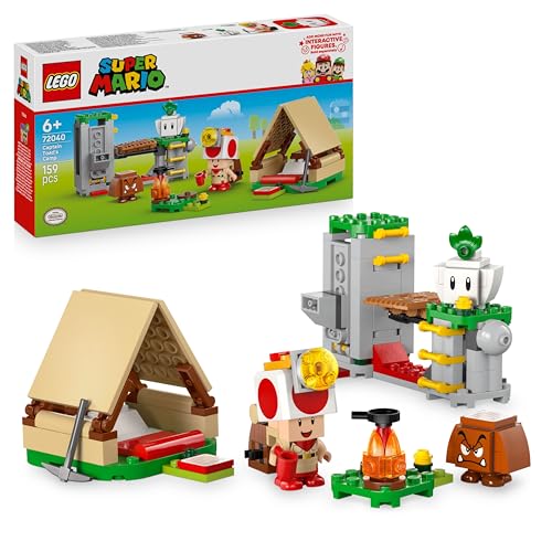 LEGO Super Mario Campement du Capitaine Toad - Jouet Interactif