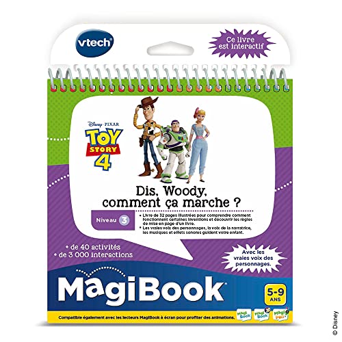 VTech - MagiBook Toy Story 4, Livre Éducatif Enfant Niveau