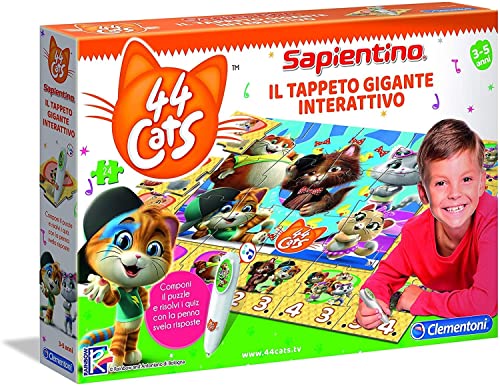 Clementoni 16192 Sapientino 44 Chat Tapis géant interactif 3 Ans