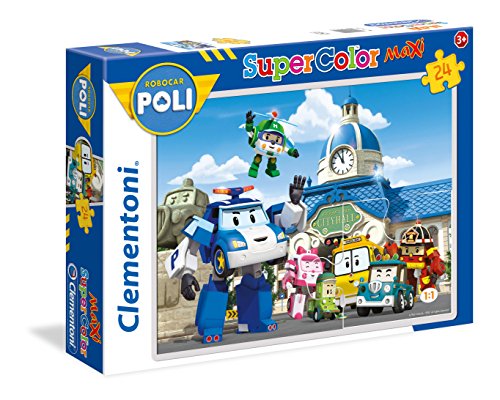 Clementoni 24494 Puzzle Robocar Poli 24 Pezzi