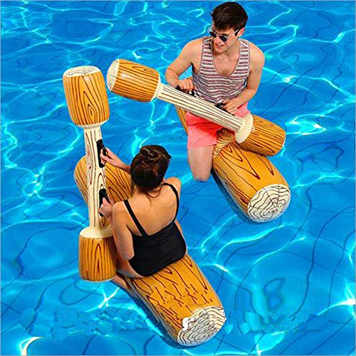 LONEEDY 2 Pcs Ensemble Flottant Gonflable,Adultes Pool Party Jeux de