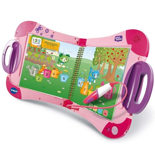 VTech - MagiBook Starter Pack Rose, Lecteur Interactif de Livres