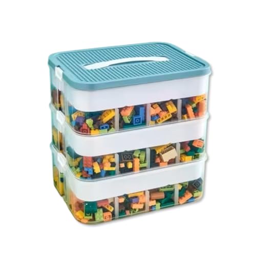 B2R Boite de rangement jouets enfant – 3 niveaux empilables
