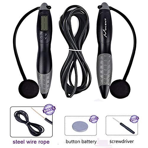 Mocent corde à sauter compteur,corde à sauter sans fil,Réglage du