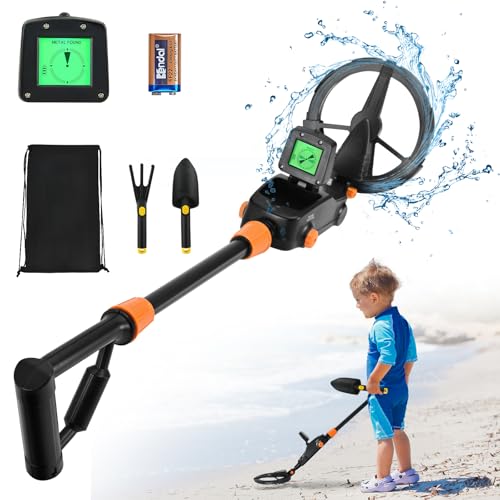 Detecteur de Metaux Enfants,Métaux léger avec Affichage LCD et Son,