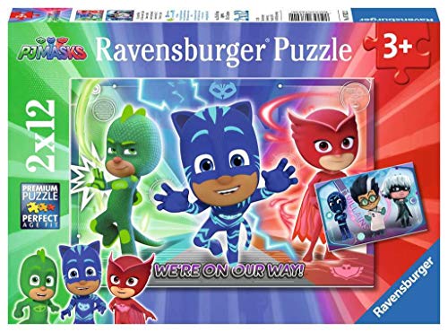 Ravensburger- Puzzle La Bien Contre Le Mal 2x12 pièces, 07622