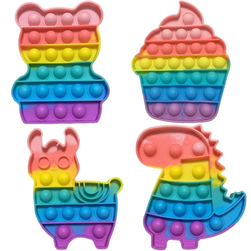 Cuackamily 4pc Bubble Fidget Toys, Jouet Anti Stress et Anti