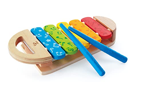 Hape - Xylophone Arc-en-Ciel en Bois - Jouet Enfant en