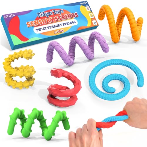 Jouets sensoriels texturés Bâtons en Silicone pour Le TDAH, autisme,