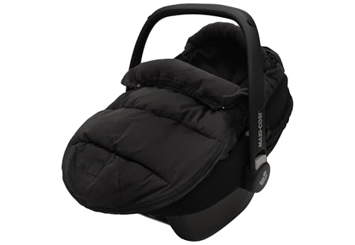 Jollein Chancelière rembourrée - Noir - Pour siège bébé groupe