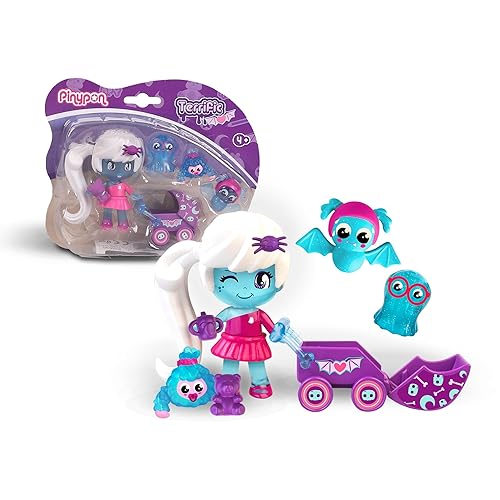 Pinypon Terrific PNY55000 My Monsters & Me Poupée avec 3