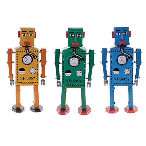 SM SunniMix Lilliput Robot 16cm Rétro Mécanique à Remonter Mécanique