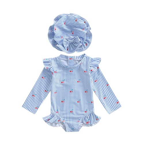 Dazzerake Maillot de Bain 2Pcs Bébé Fille Imprimé Ensemble Maillots
