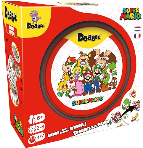 Asmodee - DOBBLE : Super Mario - Jeu de Société