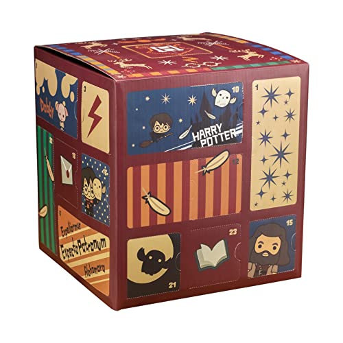 Paladone Cube Harry Potter Calendrier de l'Avent avec 24 Cadeaux