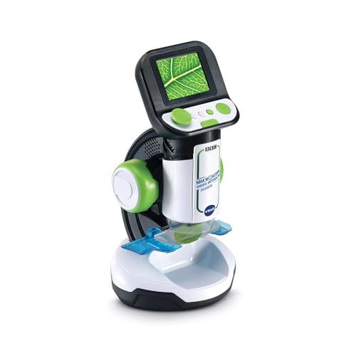 VTech - Genius XL Microscope Vidéo Interactif, avec Écran Couleur