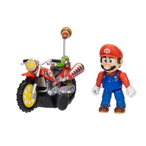 Film Super Mario Galaxy – Figurine 6cm avec Moto à