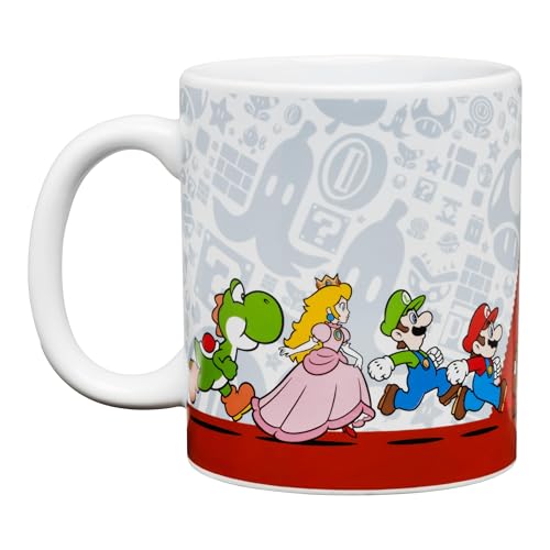 Paladone Mug Super Mario - Officiellement licencié, Tasse en céramique