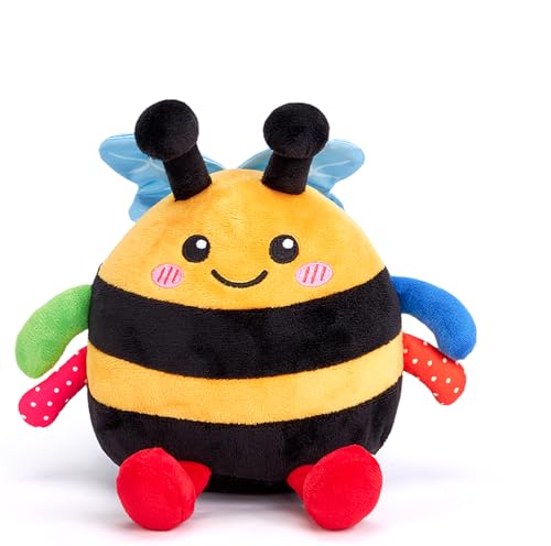 hahaland Jouet Bebe 6-18 Mois – Peluche Abeille Musicale, Dansante