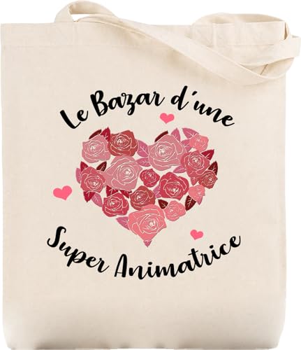 Paroles d'amour Tote Bag Femme - Cadeau Animatrice Bazar d'une