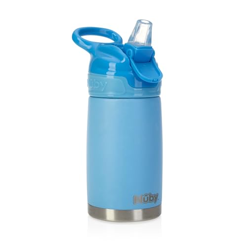 Nuby Gourde Reflex Flip-it | Isotherme en Acier Inoxydable |
