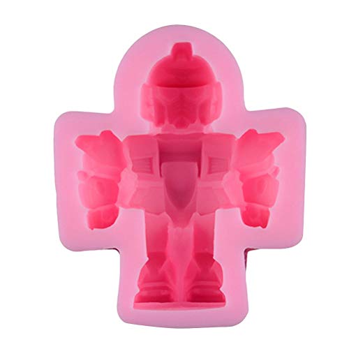 Moule en silicone en forme de robot 3D pour décoration