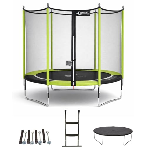Kangui - Trampoline JUMPI POP + filet + échelle PVC