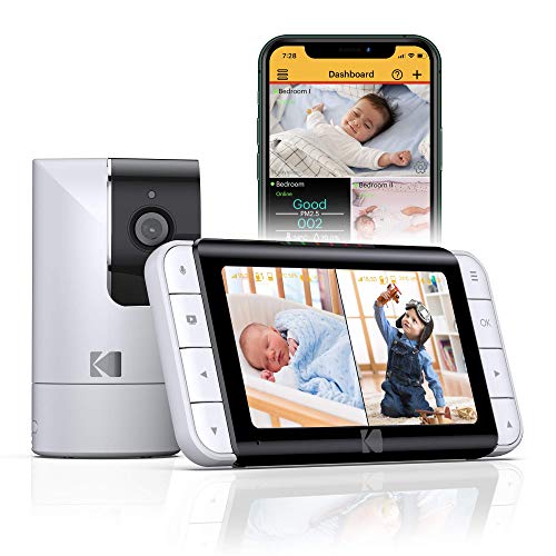 Moniteur bébé vidéo KODAK CHERISH C525 avec App Mobile -