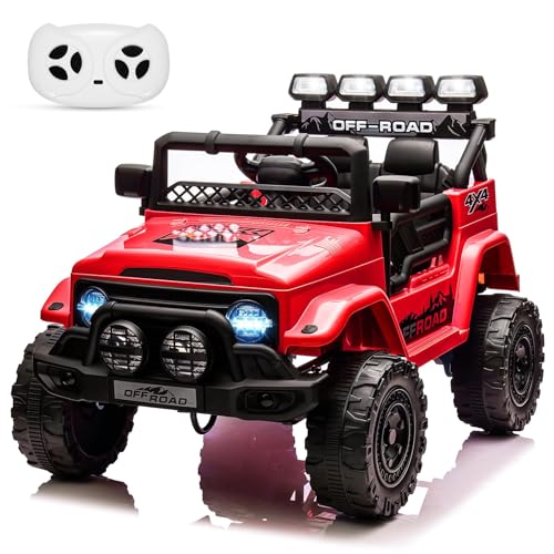 Voiture électrique Enfant 2 Places 12v avec Télécommande Parentale,Quad électrique