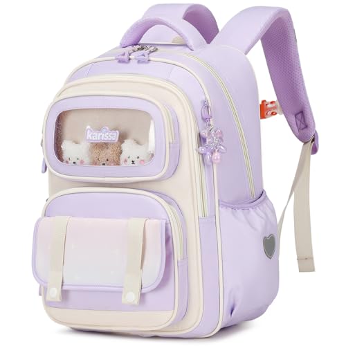 Tanou Cartable Primaire pour Filles, Sac à Dos Ergonomique pour