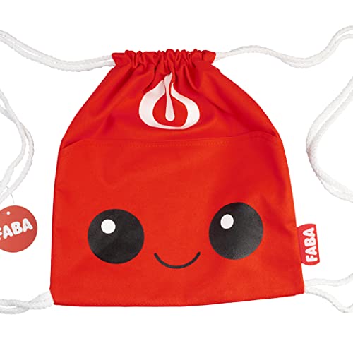 FABA Bag - Sac à Dos en Coton Rouge FABA