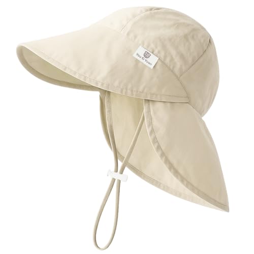RoxNvm Chapeau Anti UV Bébé, Chapeau Anti UV Enfant, Respirant