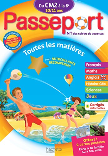Passeport Du CM2 à la 6e - Cahier de vacances