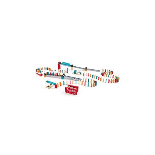 Hape Circuit de Dominos Usine Robot, Ensemble avec Rampes à