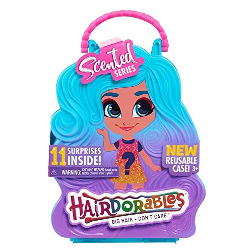 Hairdorables, Poupée (Serie 4) avec 11 Accessoires Surprises, Parfumée, Cheveux