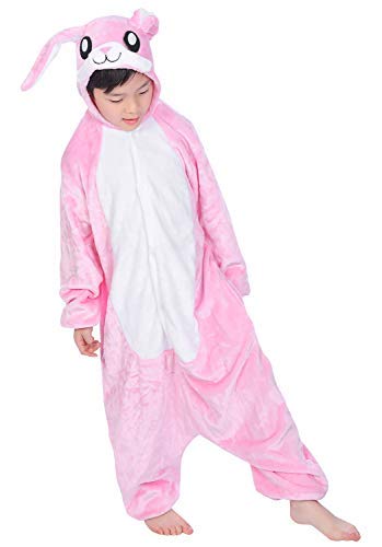 Dolamen Enfant Unisexe Kigurumi Combinaison Pyjama Onesies, Fille Garçon Fleece