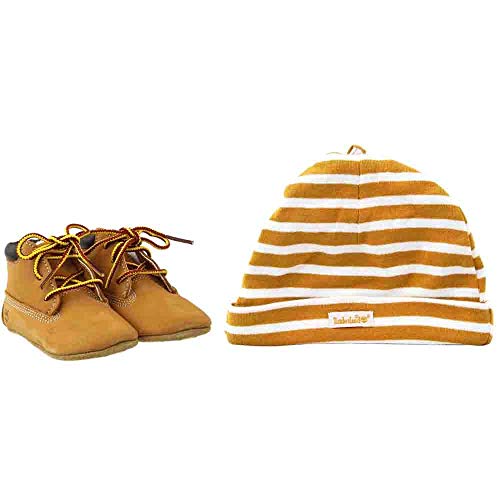 Timberland Crib Bootie with Hat, Bottes Mixte Enfant, Jaune (Wheat),