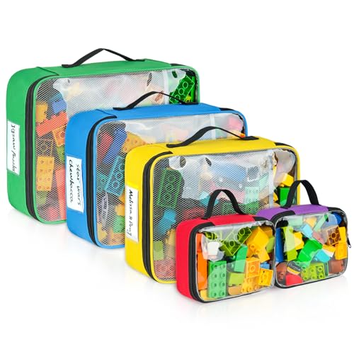Lot de 5 sacs de rangement pour jouets compatibles avec