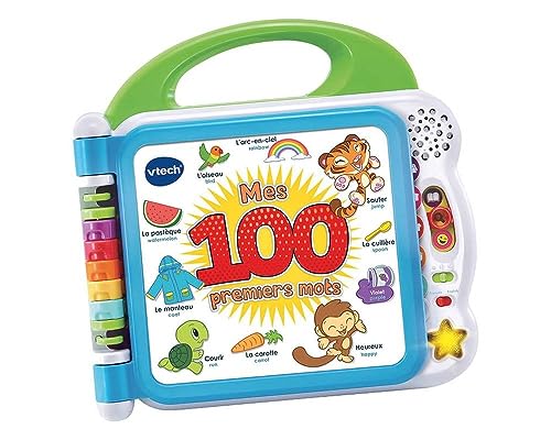 VTech - Mon Imagier Bilingue, Imagier Parlant Mes 100 Premiers
