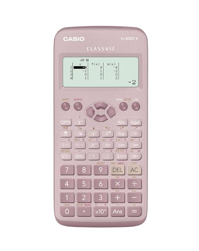 Casio Fx-83Gtx Calculatrice Scientifique Rose