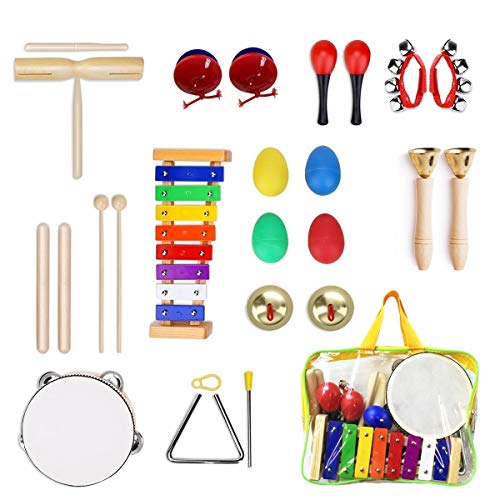 Instrument de Musique pour Enfant, ULIFEME 24 Pièces Instruments de